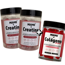 Compre 2 creatinas e leve 1 colágeno grátis.