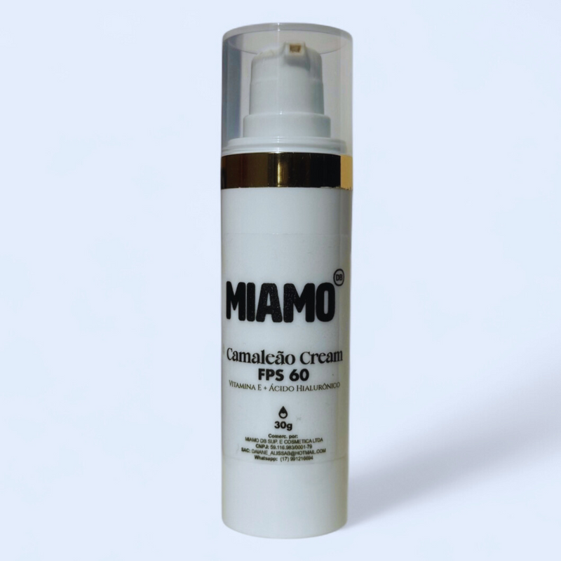 Creme com Pigmento camaleão