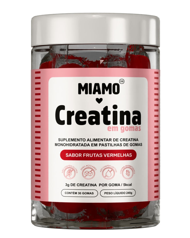 Creatina em Gomas sem açúcar